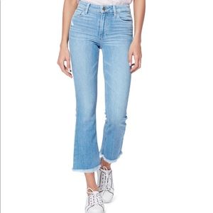 PAIGE Colette Crop Flare, High-Rise Jeans
